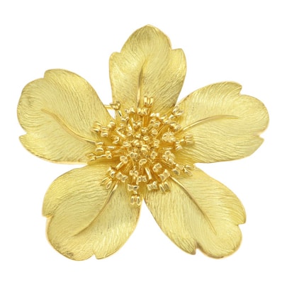 ティファニー ブローチ 18金 K18イエローゴールド レディース TIFFANY&Co. 中古