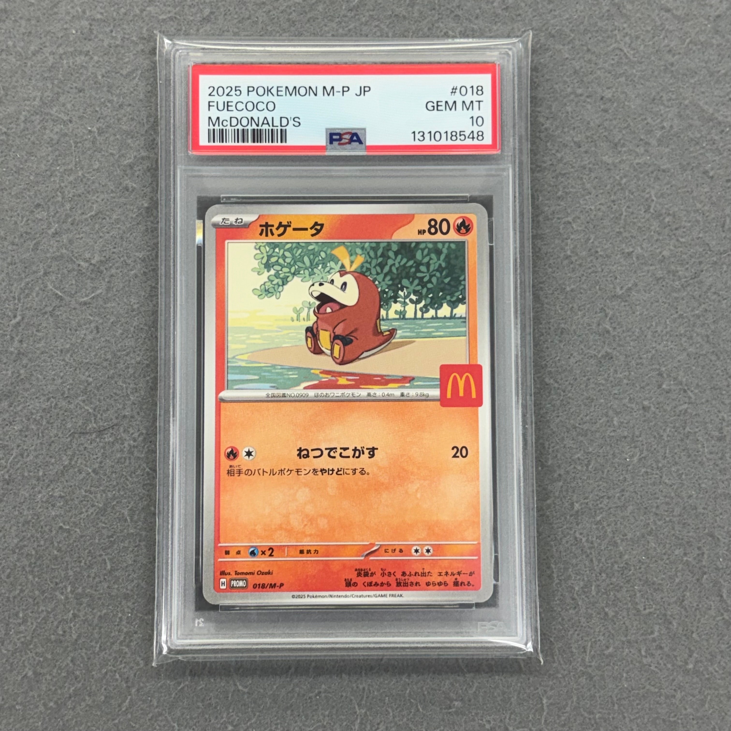 マクドナルド プロモ ヒコザル psa10 他 psa9 psa6 PSA10】ホゲータ P [M-P 018](プロモカードパック「マクドナルド