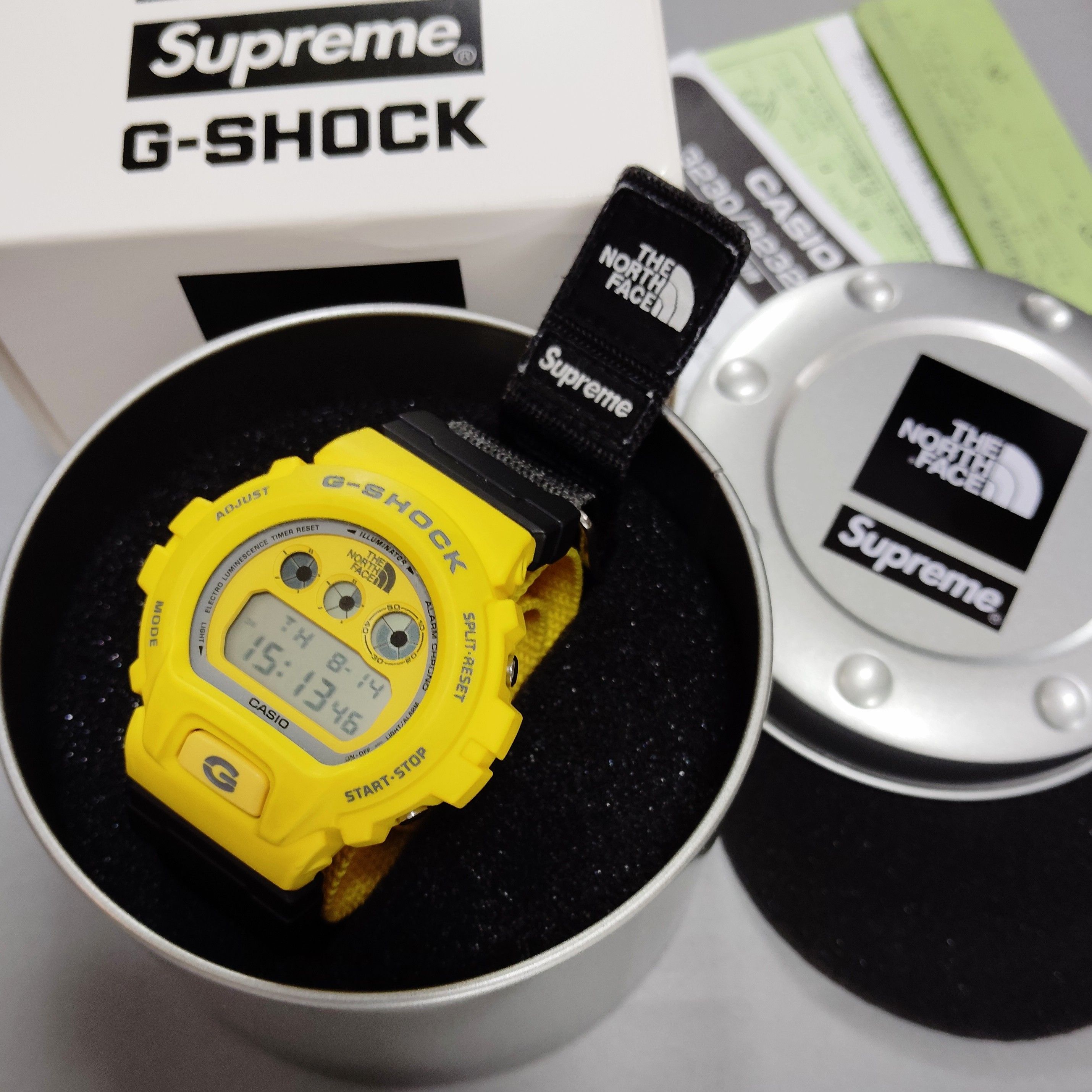 Supreme x The North Face G-SHOCK Watch "Yellow"