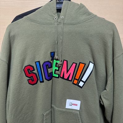 Supreme / WTAPS Sic'em! Hooded Sweatshirt "Olive Drab"