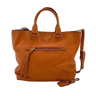 プラダ PRADA レザー 2WAY トートバッグ【中古】