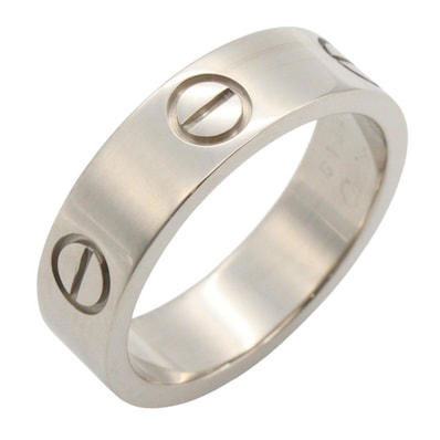 カルティエ CARTIER ラブリング リング・指輪 ジュエリー K18WG(ホワイトゴールド) レディース シルバー系 B4084700 【中古】