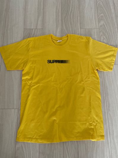 Supreme Motion Logo Tee "Yellow" (20SS)
