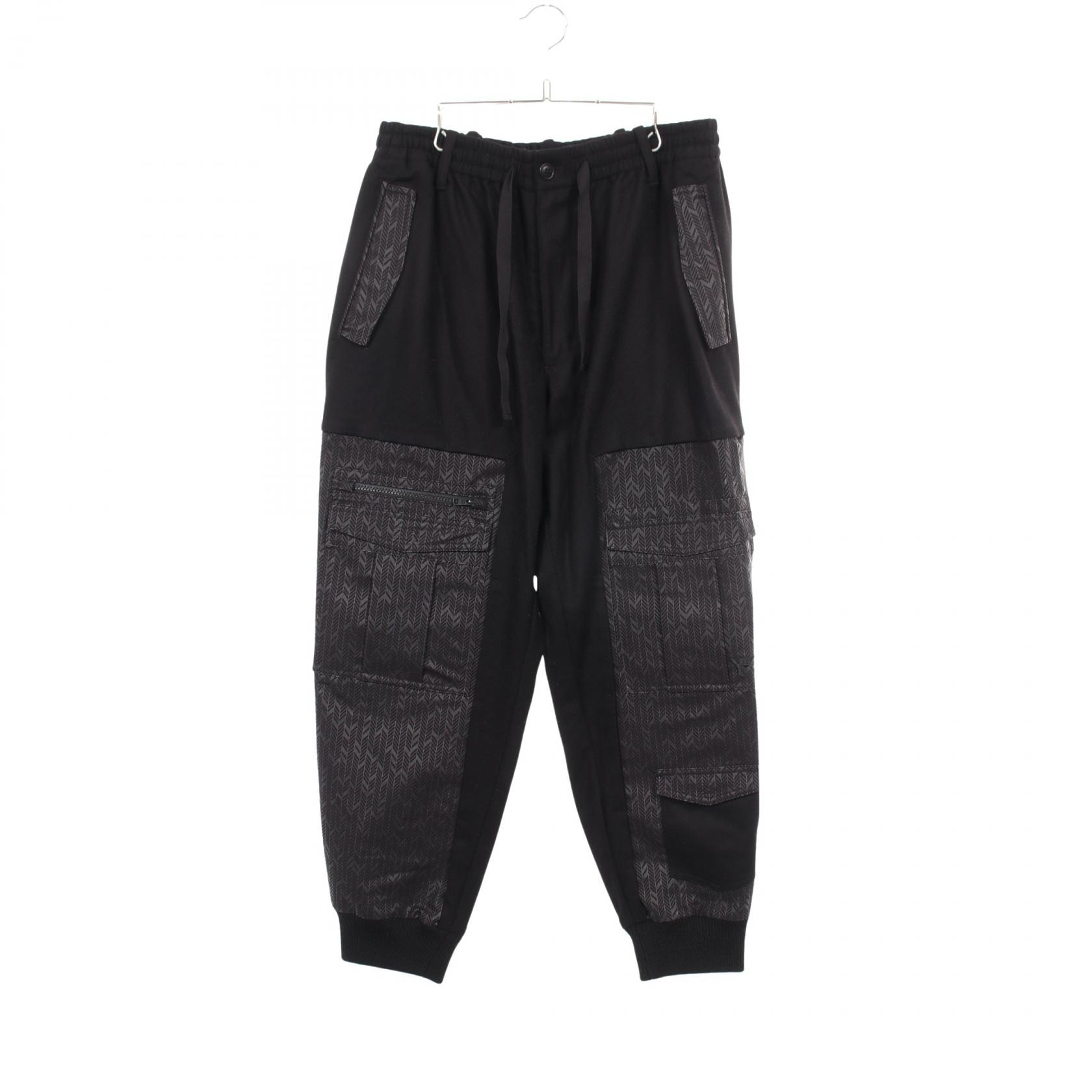 ワイスリー Y-3 切替 パンツ 衣料品 ボトムス ウール メンズ ブラック系 CE3530 【中古】