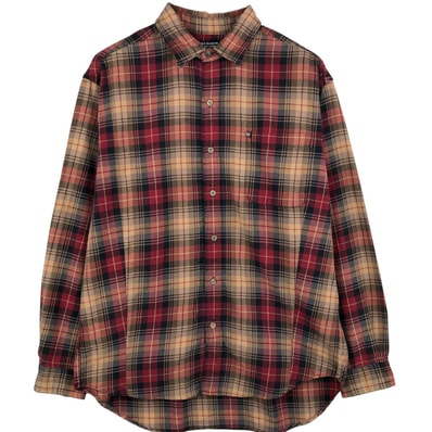 古着 00年代 ラルフローレン Ralph Lauren POLO JEANS COMPANY 長袖 フランネルチェックシャツ メンズXL相当/eaa597991