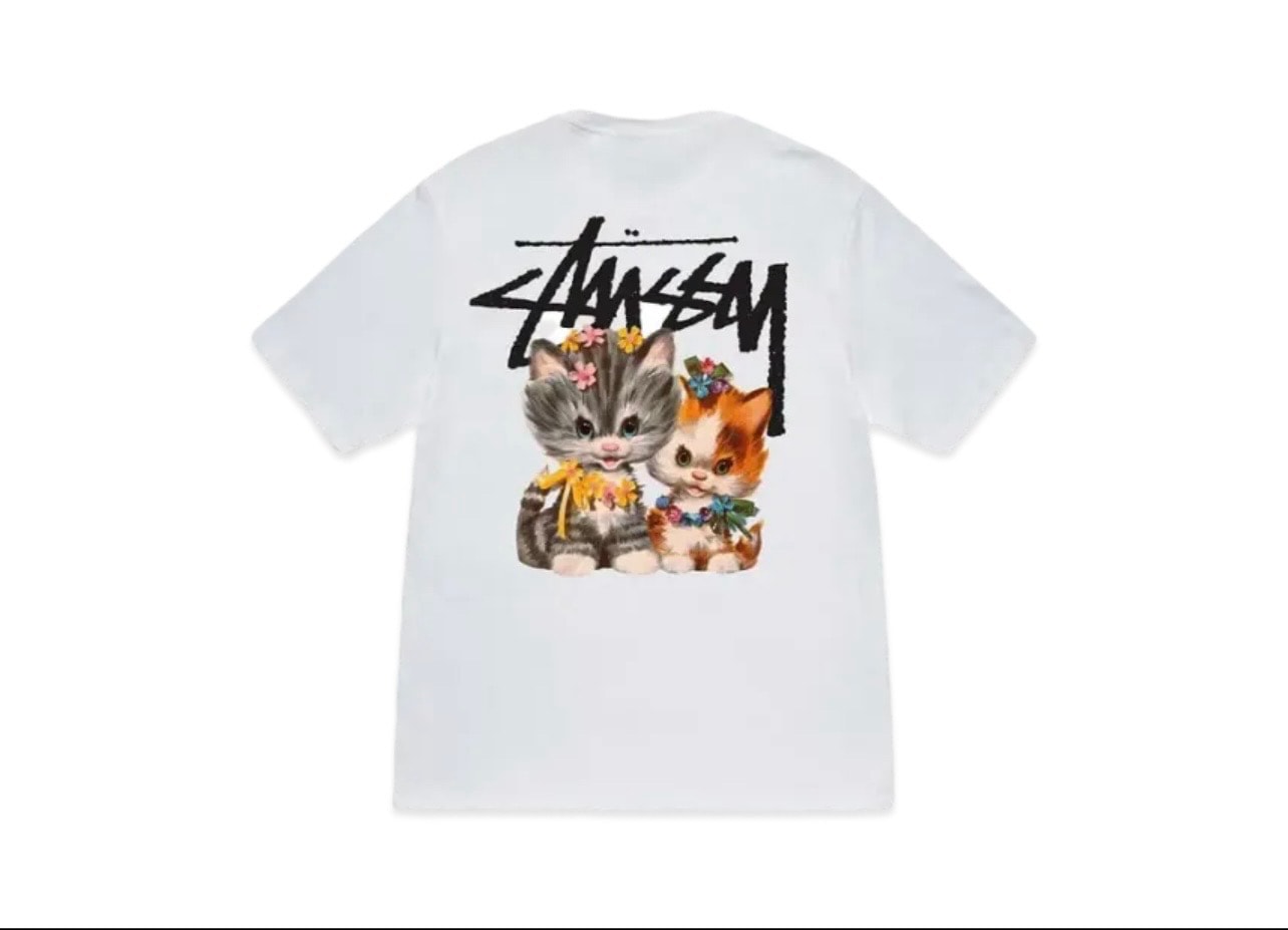 Stussy Kittens Tee "White"