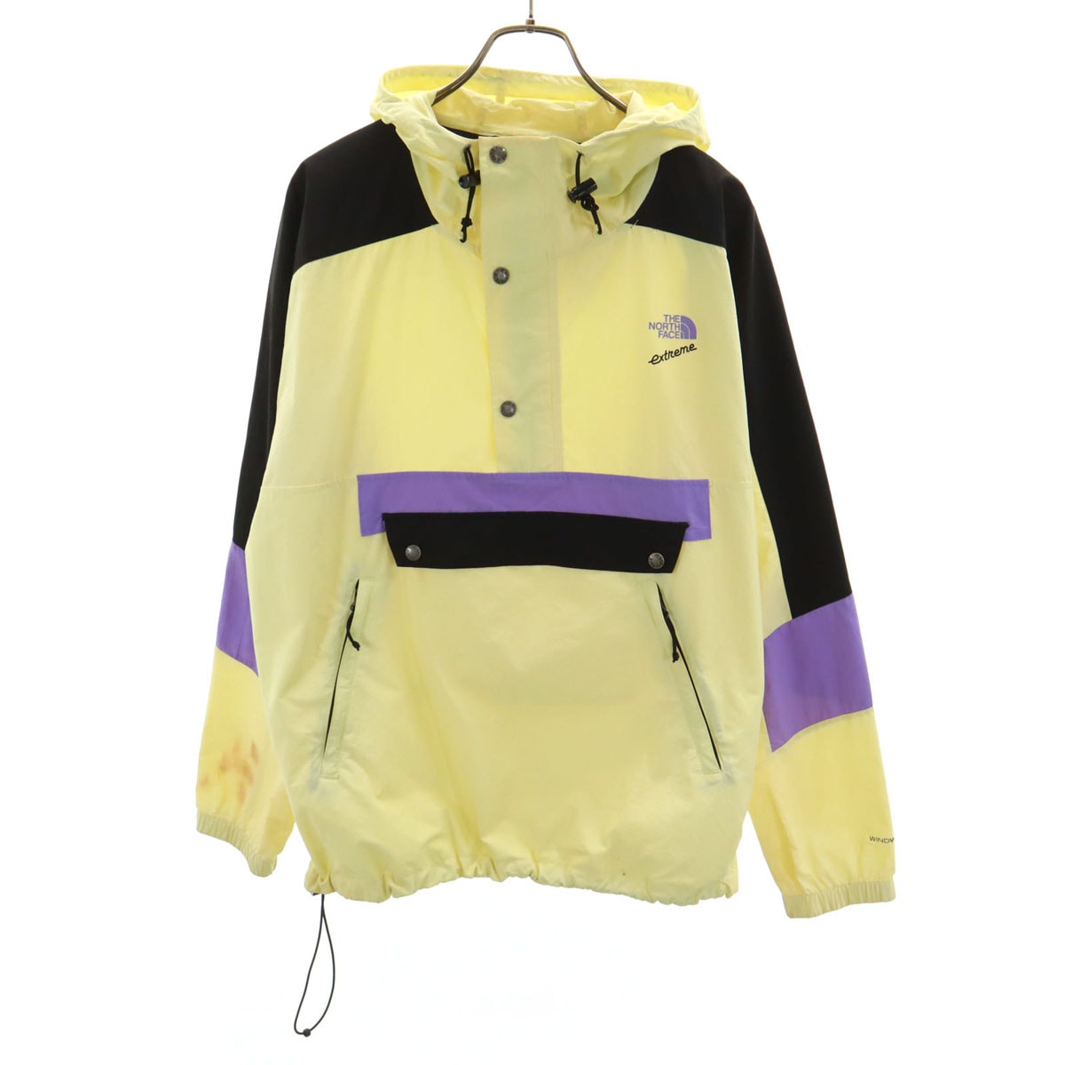 THE NORTH FACE ノースフェイス アノラックパーカー L イエロー アウトドア NF0A4AGS