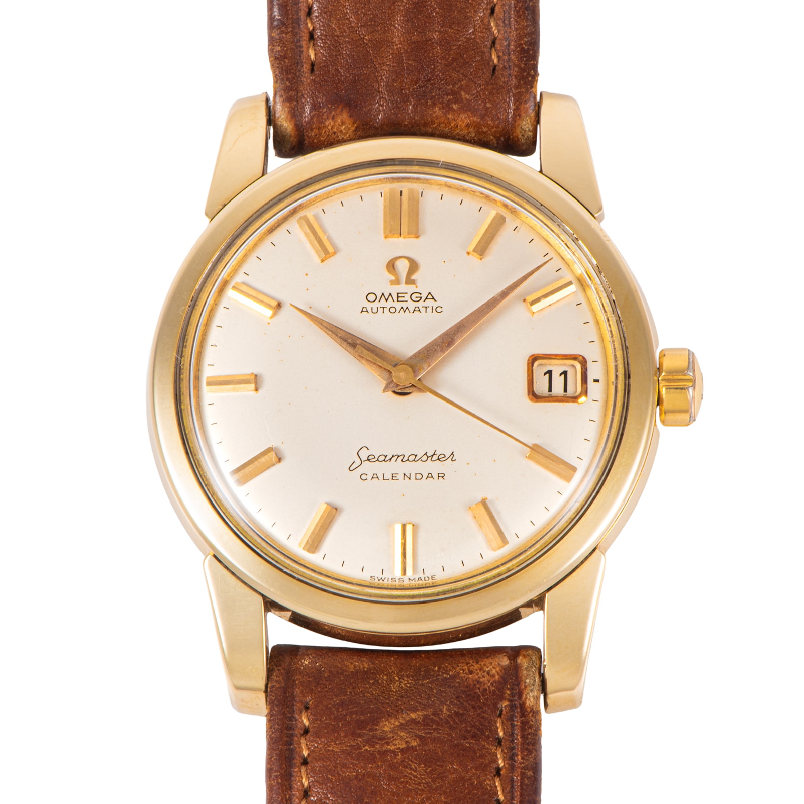 OMEGA オメガ シーマスター カレンダー 2849 Cal.503 1950年代 オリジナル尾錠 GP【中古】