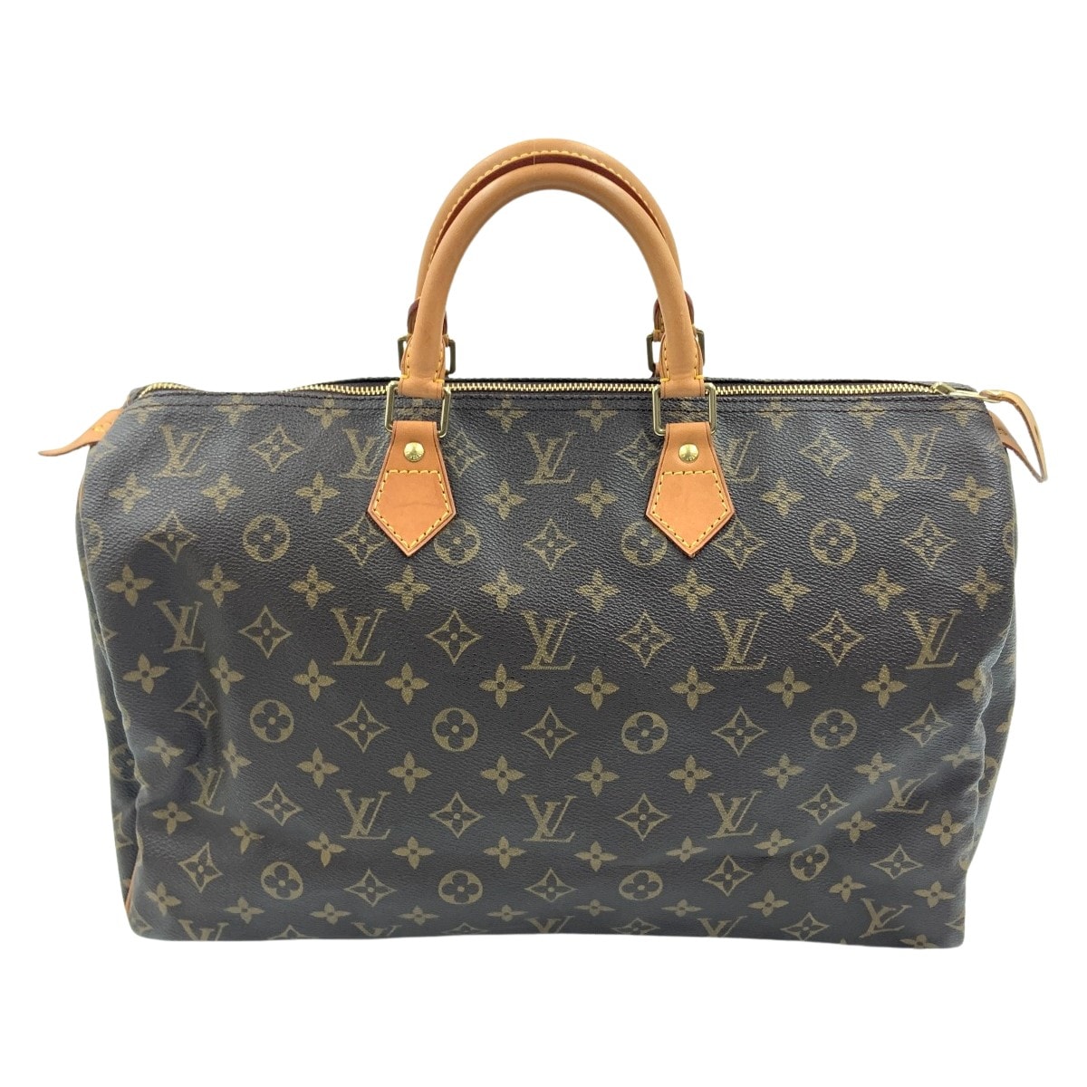 LOUIS VUITTON ルイヴィトン モノグラム スピーディ40 ボストンバッグ ハンドバッグ M41522 ブラウン