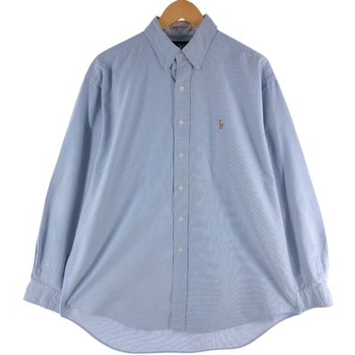 古着 ラルフローレン Ralph Lauren BLAKE 長袖 ボタンダウンシャツ メンズL相当/eaa537569