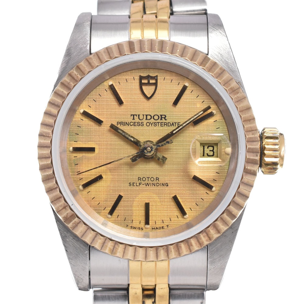 チューダー TUDOR 92413 プリンセス オイスターデイト ゴールド 自動巻き レディース 腕時計 L#150510