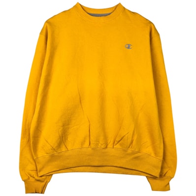 古着 チャンピオン Champion ECO AUTHENTIC ワンポイントロゴスウェットシャツ トレーナー メンズL相当/eaa482305