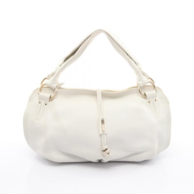 セリーヌ CELINE ビタースウィート ハンドバッグ バッグ レザー レディース ホワイト系 160663NGR 【中古】