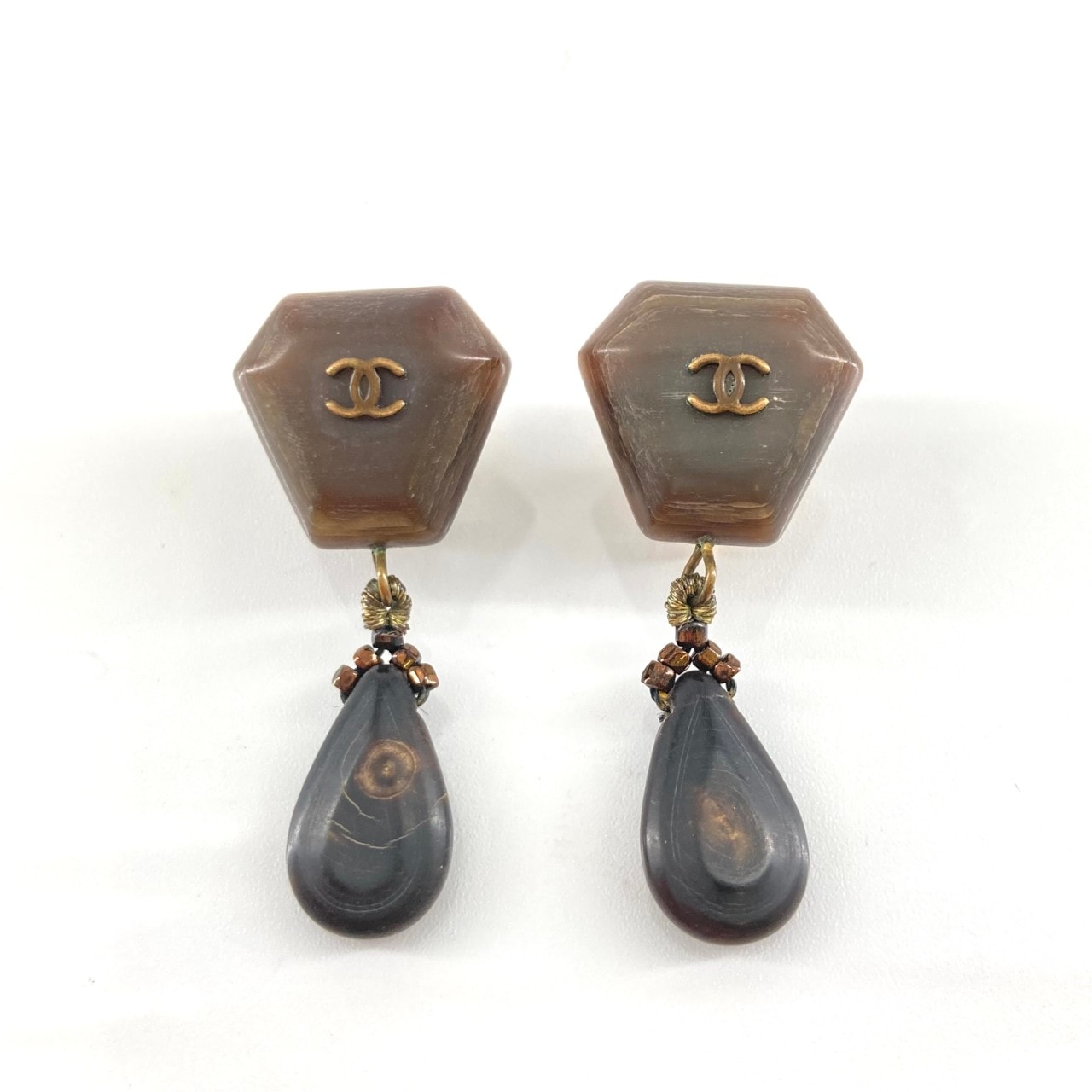 CHANEL(シャネル) ココマーク 99□A イヤリング ブラウン