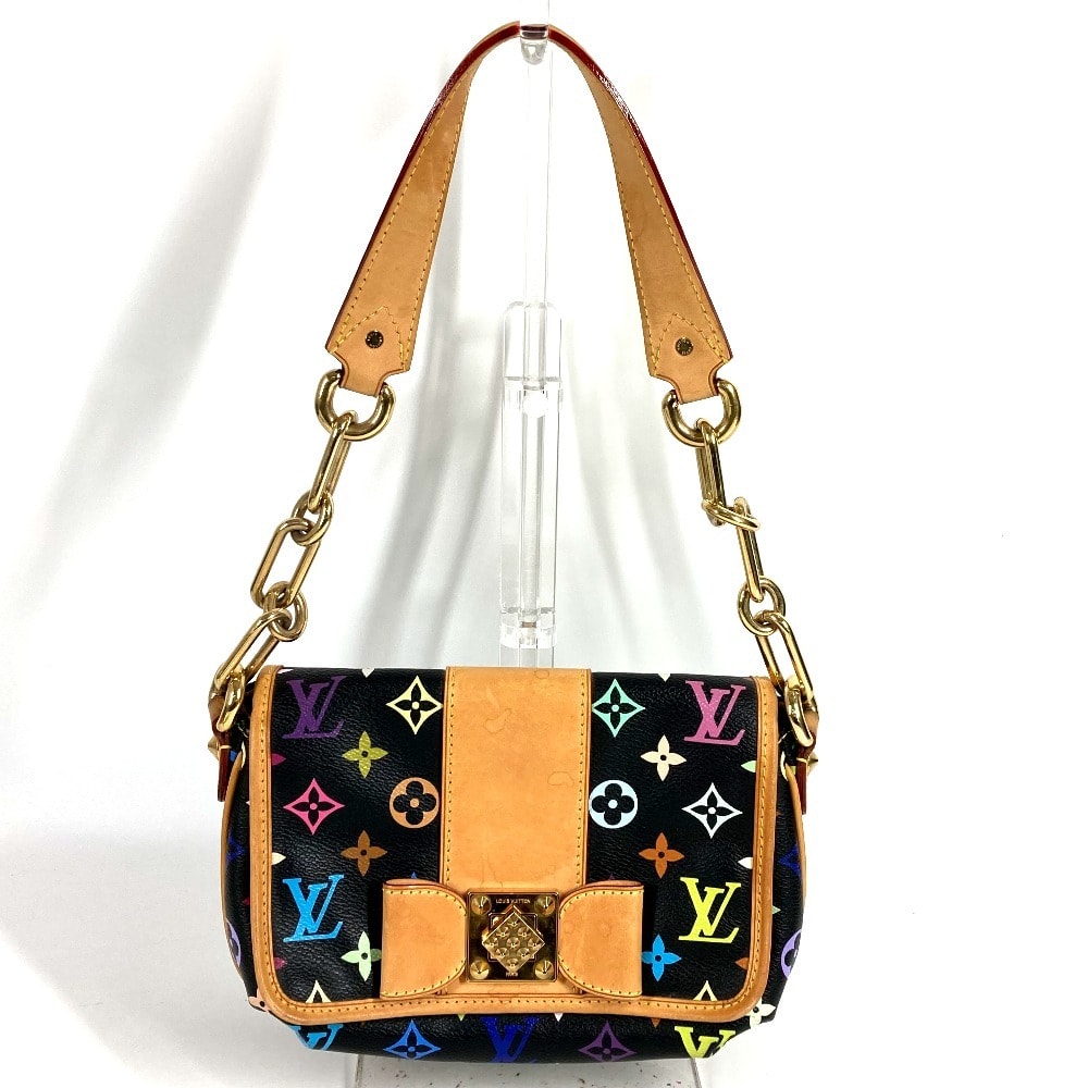 ルイヴィトン LOUIS VUITTON パティ M40306 モノグラムマルチカラー カバン セミショルダーバッグ フラップ チェーン ハンドバッグ ショルダーバッグ モノグラムマルチカラーキャンバス ノワール ブラック