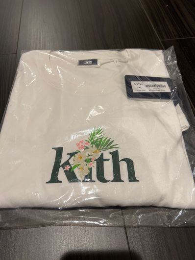 Kith Green Corsage Tee-White