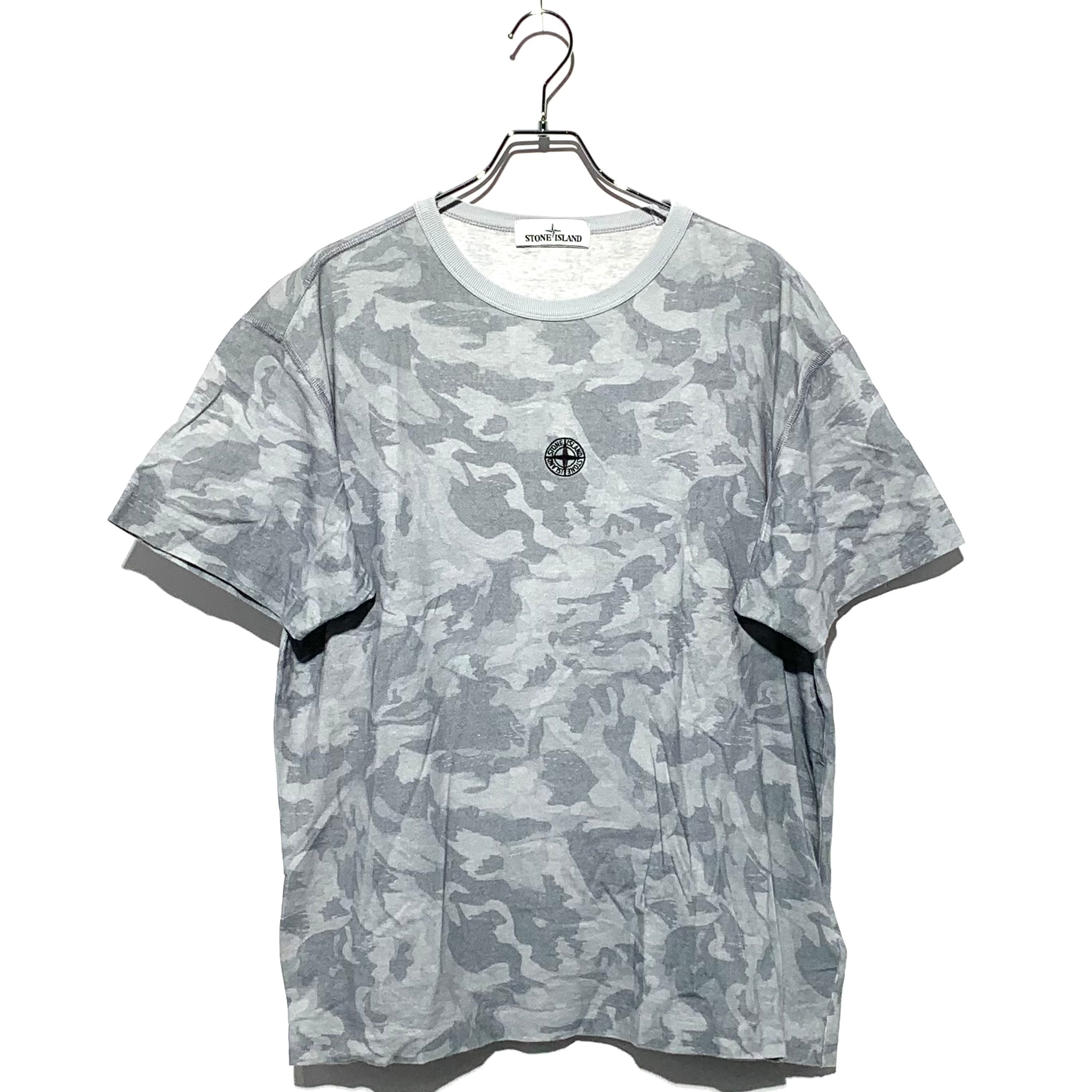 STONE ISLAND Bog Loom Camo S/S Tee Gray