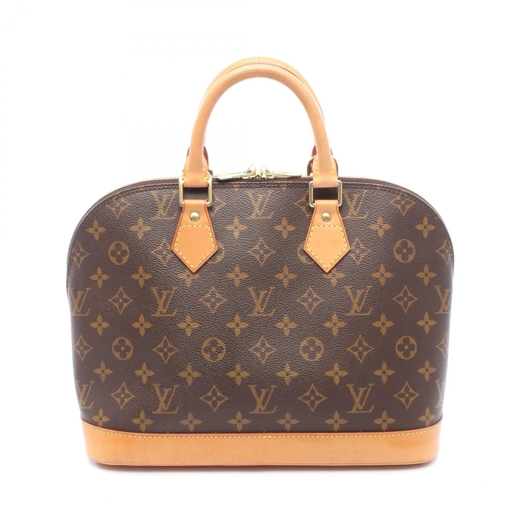 ルイ・ヴィトン LOUIS VUITTON アルマPM ハンドバッグ バッグ PVCコーティングキャンバス レザー モノグラム レディース ブラウン系 M51130 【中古】