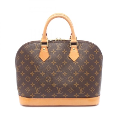 ルイ・ヴィトン LOUIS VUITTON アルマPM ハンドバッグ バッグ PVCコーティングキャンバス レザー モノグラム レディース ブラウン系 M51130 【中古】