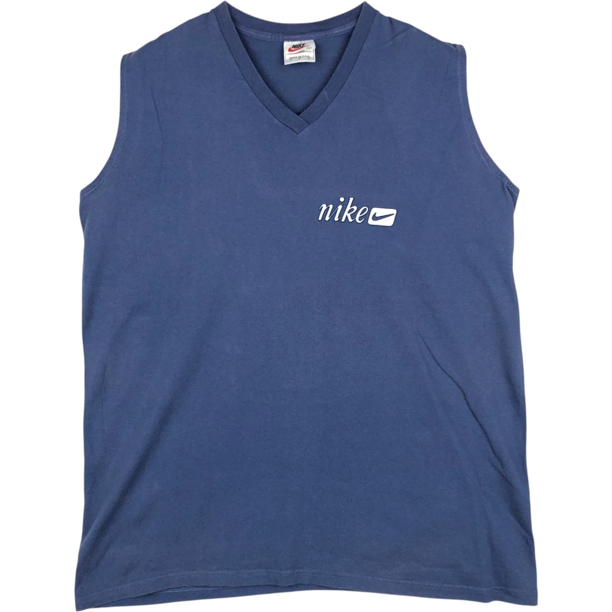 古着 90年代~ ナイキ NIKE Vネック ノースリーブTシャツ USA製 メンズL相当 ヴィンテージ/eaa623867