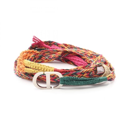 ディオール Dior NATURAL ベルト 衣料品 ファブリック レディース マルチカラー B0094VWCI884 【中古】