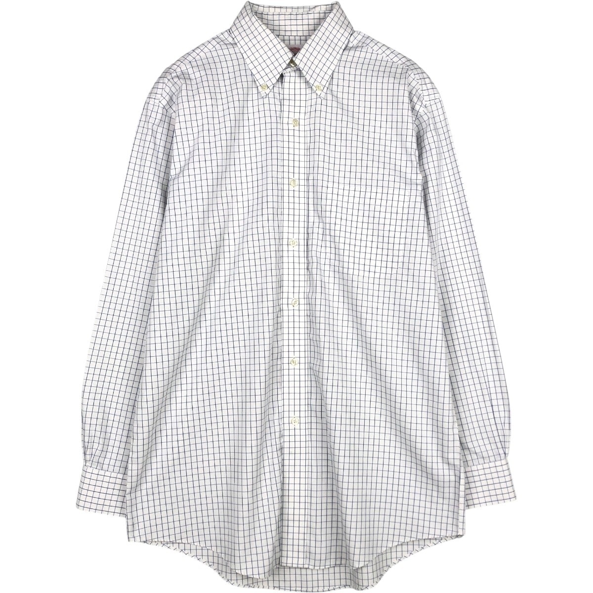 古着 ブルックスブラザーズ Brooks Brothers 346 長袖 ボタンダウンチェックシャツ メンズL相当/eaa676461