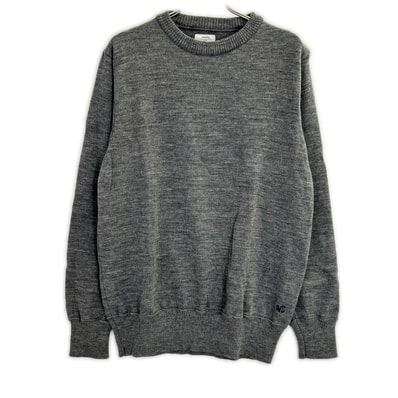 ビズビム グレー 0116105015005 16SS ウール クルーネック ニット セーター