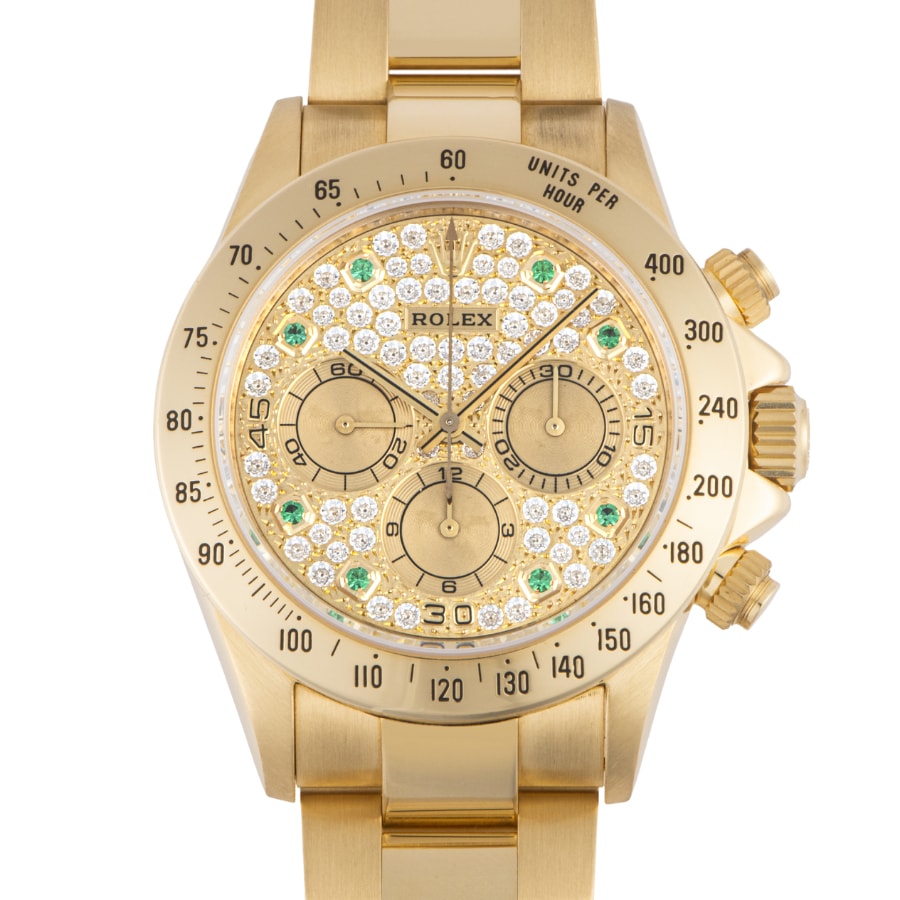 ROLEX ロレックス デイトナ 16528 X番 El Primero Pave Diamond【中古】