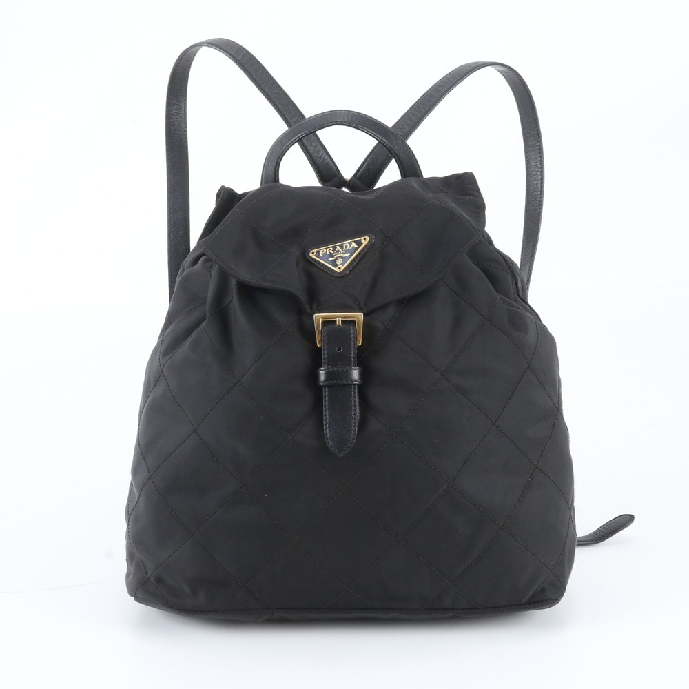 ■美品 プラダ テスート ナイロントライアングルロゴリュックサック