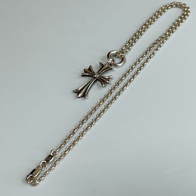 Chrome Hearts Tiny CH Cross Charm "Silver"