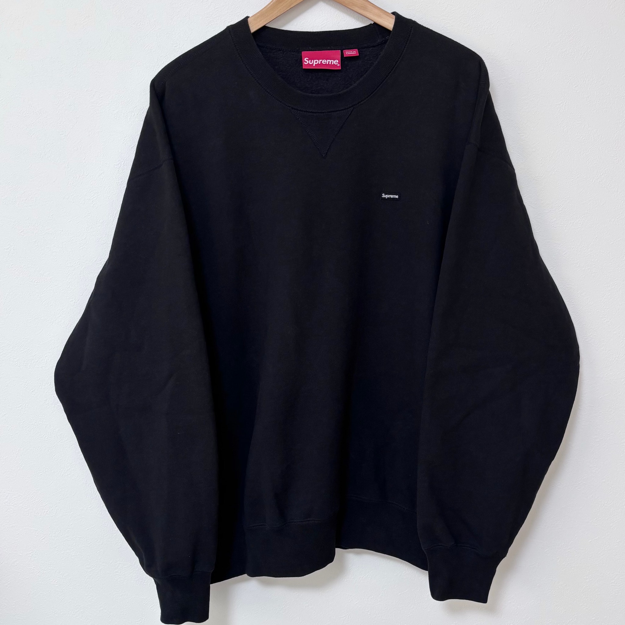 Supreme Small Box Crewneck "Black" (23FW)