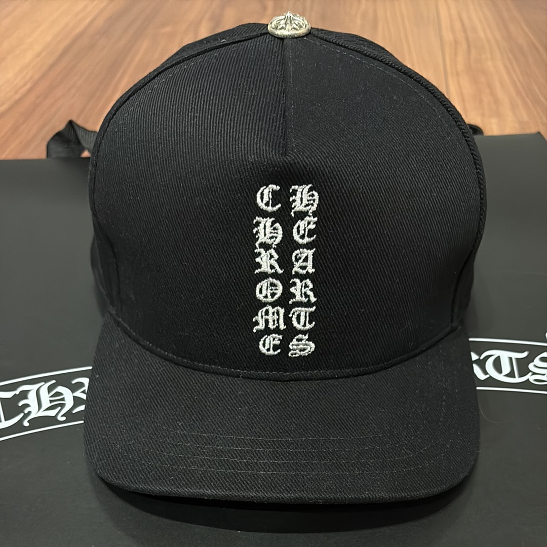 Chrome Hearts Baseball Cap CH Logo "Black/White"