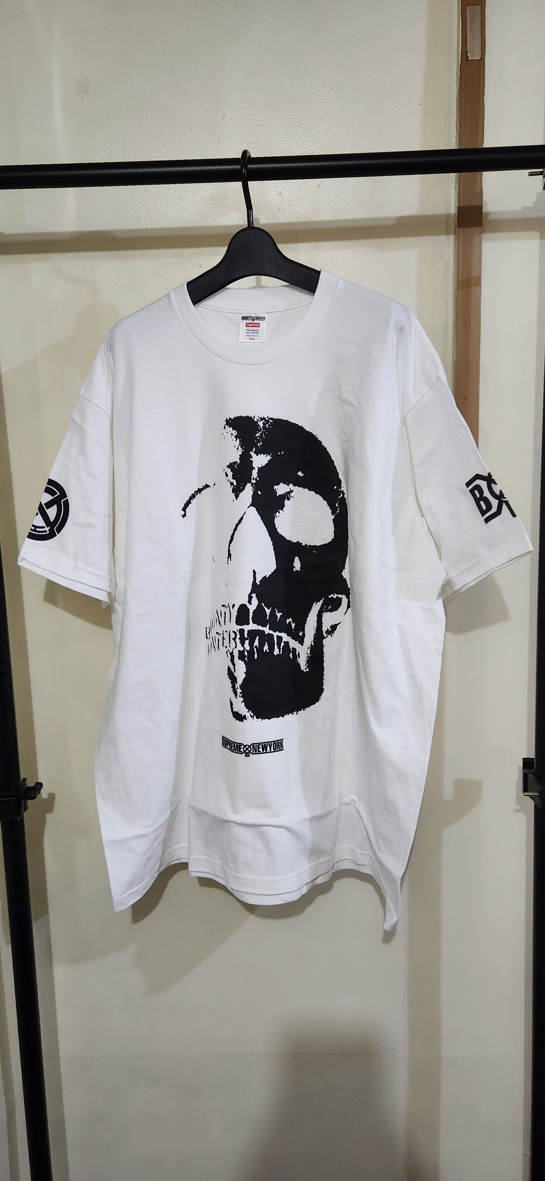 Supreme Bounty Hunter Skulls Tee "White"