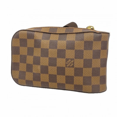 【6dc3569】ルイヴィトン ボディバッグ ダミエ ジェロニモス N51994 エベヌ【中古】メンズ
