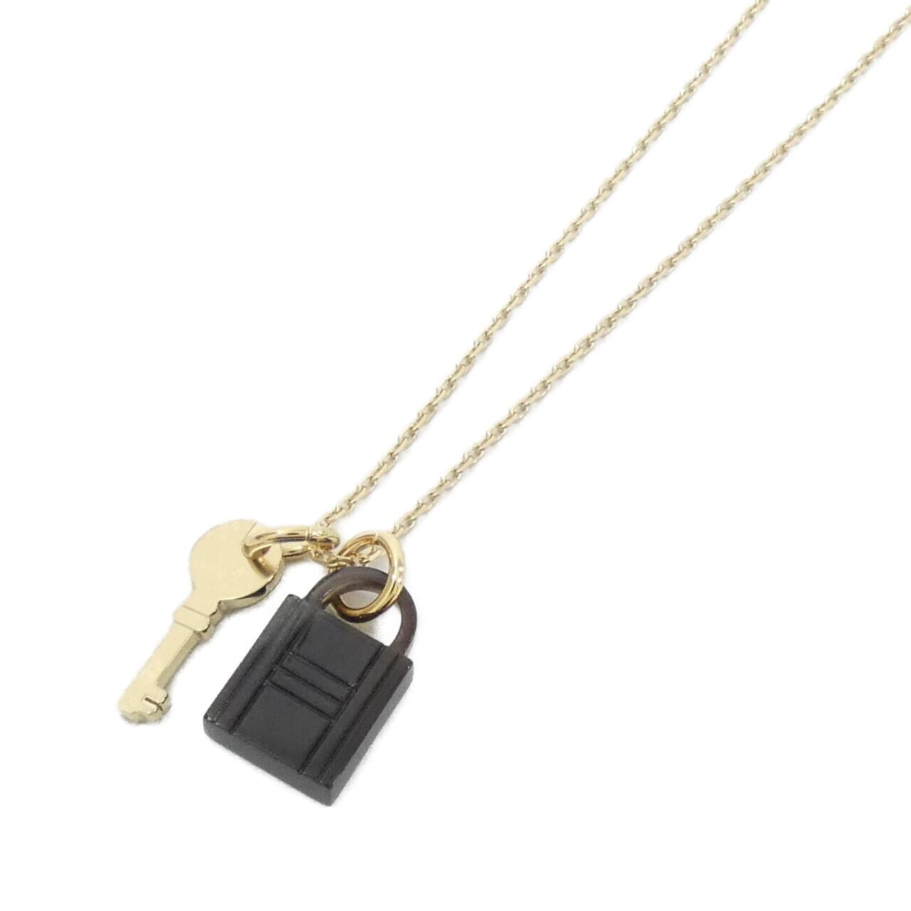 エルメス アミュレット パドロック PM 057027FD ネックレス