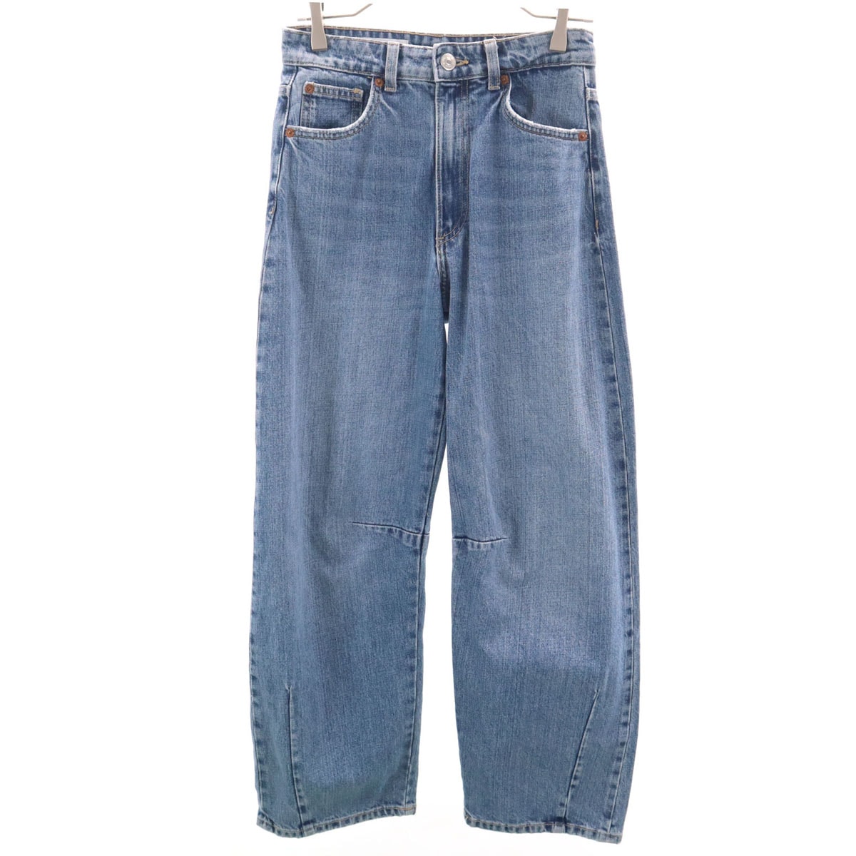 ZARA x Ludovic De Saint Sernin Wax Finish Flare Fit Denim Pants