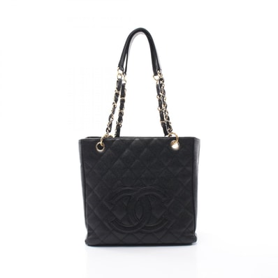 シャネル CHANEL マトラッセ PST トートバッグ バッグ キャビアスキン(グレインドカーフ) レディース ブラック系 A20994 【中古】