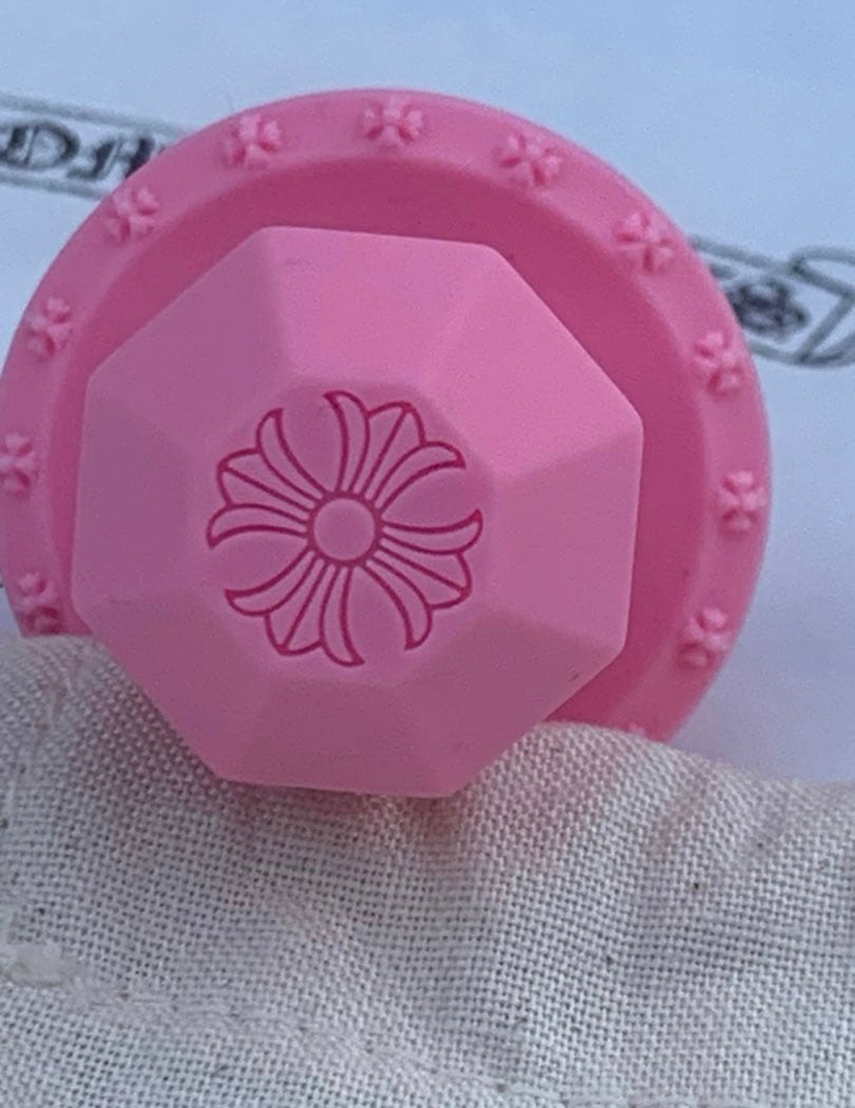 Chrome Hearts Silicone Rubber Pop Ring "Pink"