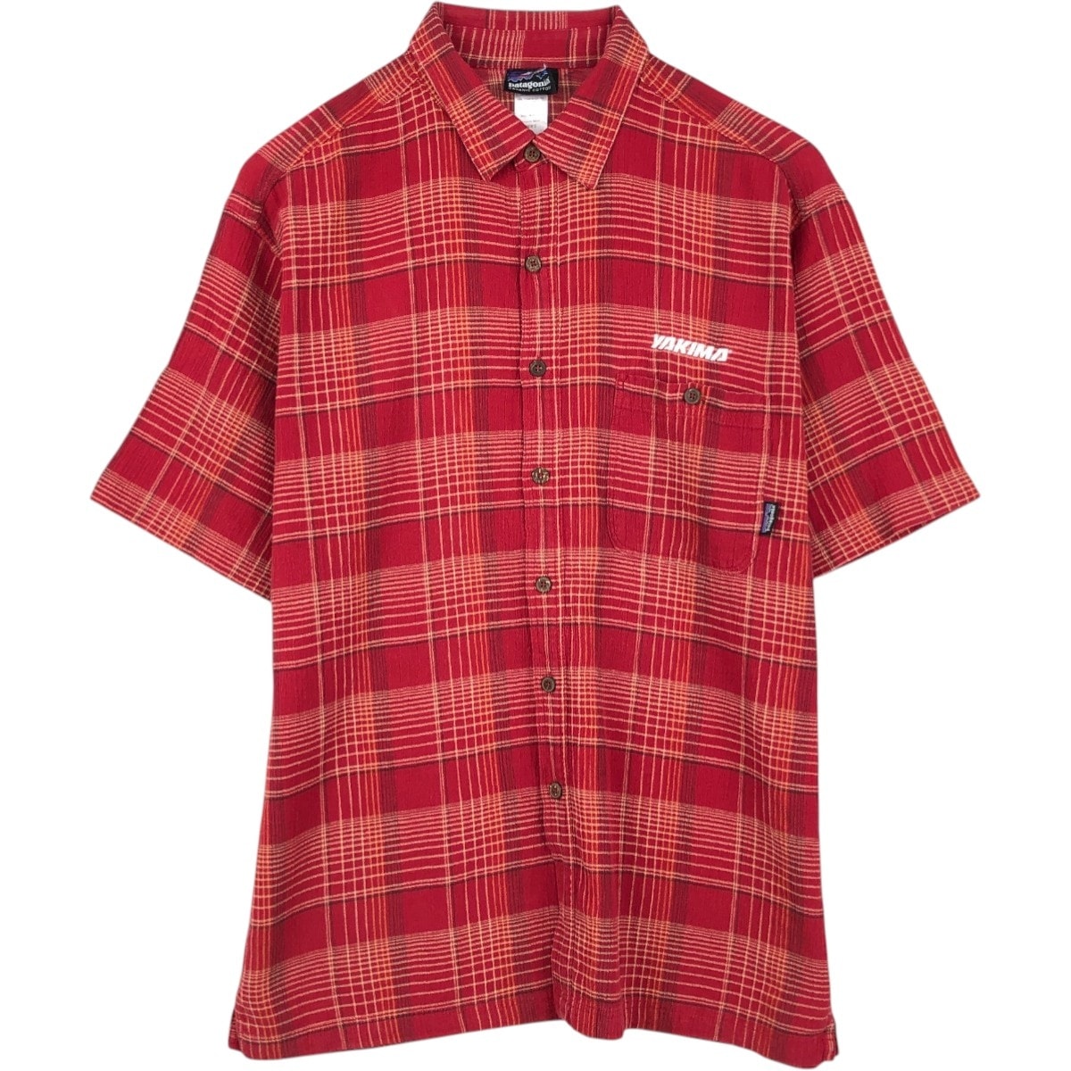 古着 00年代 パタゴニア Patagonia ORGANIC COTTON オーガニックコットン A/C シャツ 52921S9 半袖 コットン チェックシャツ ボックスシャツ メンズL相当/eaa659100