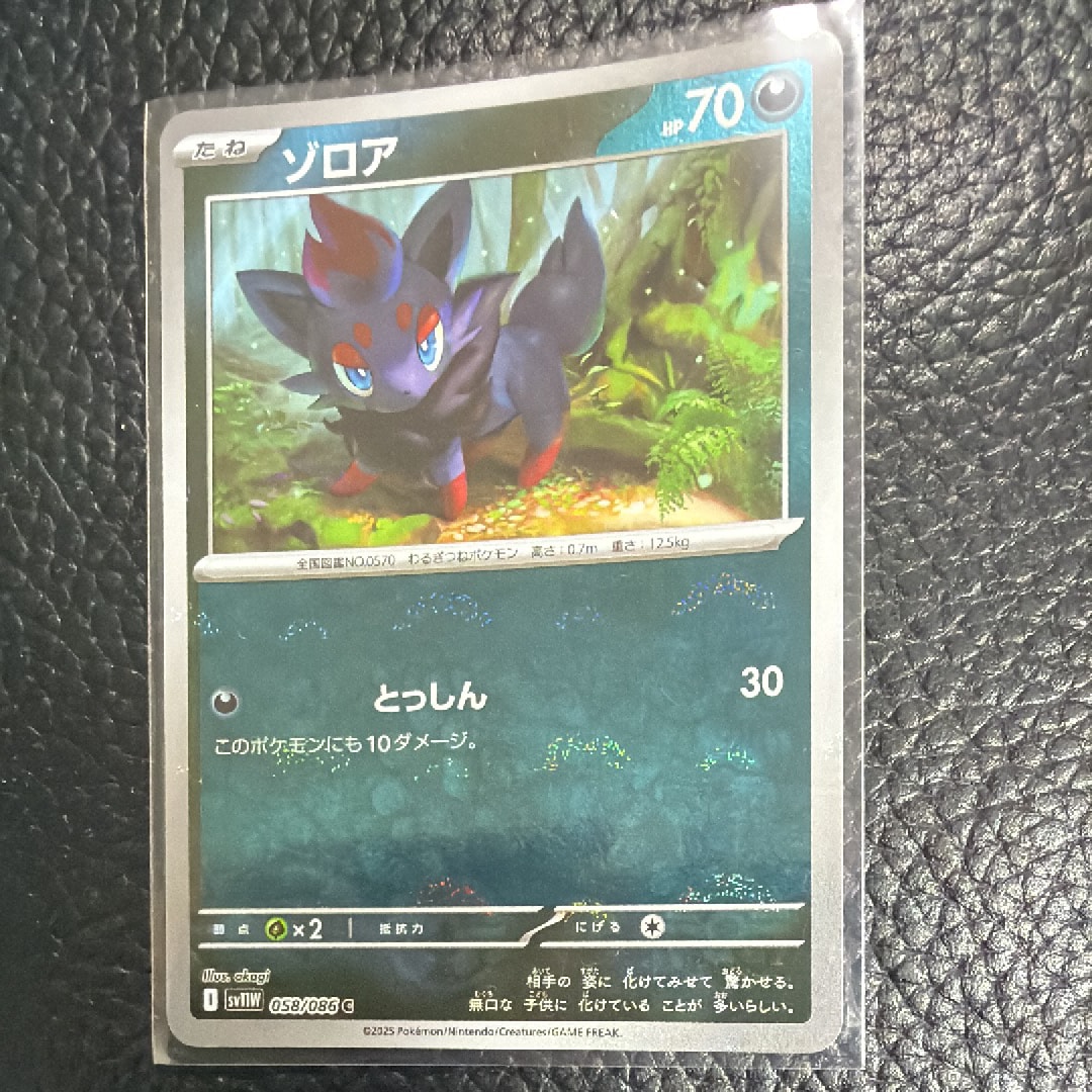 ゾロア C :モンスターボールミラー [SV11W 058/086](拡張パック「ホワイトフレア」)