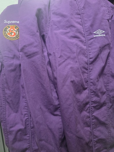 Supreme x Umbro Cotton Ripstop Track Pant (26SS) "Plum"