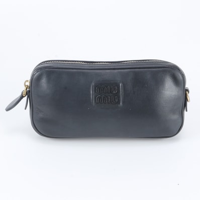 ■美品 ミュウミュウ ポーチ レザー