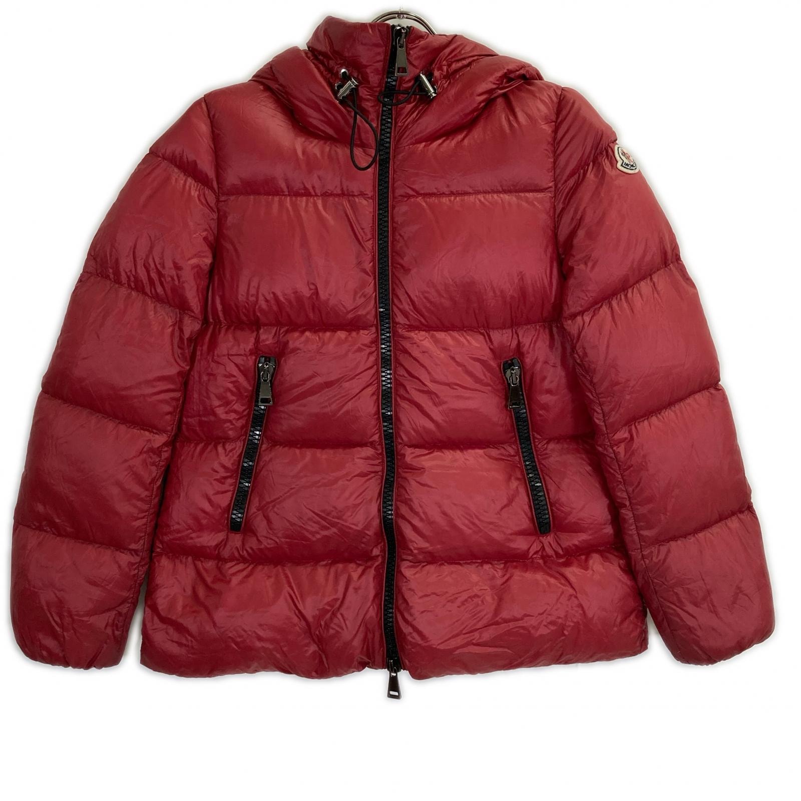 モンクレール SERITTE セリッテ レッド フーディショートダウンジャケット 00