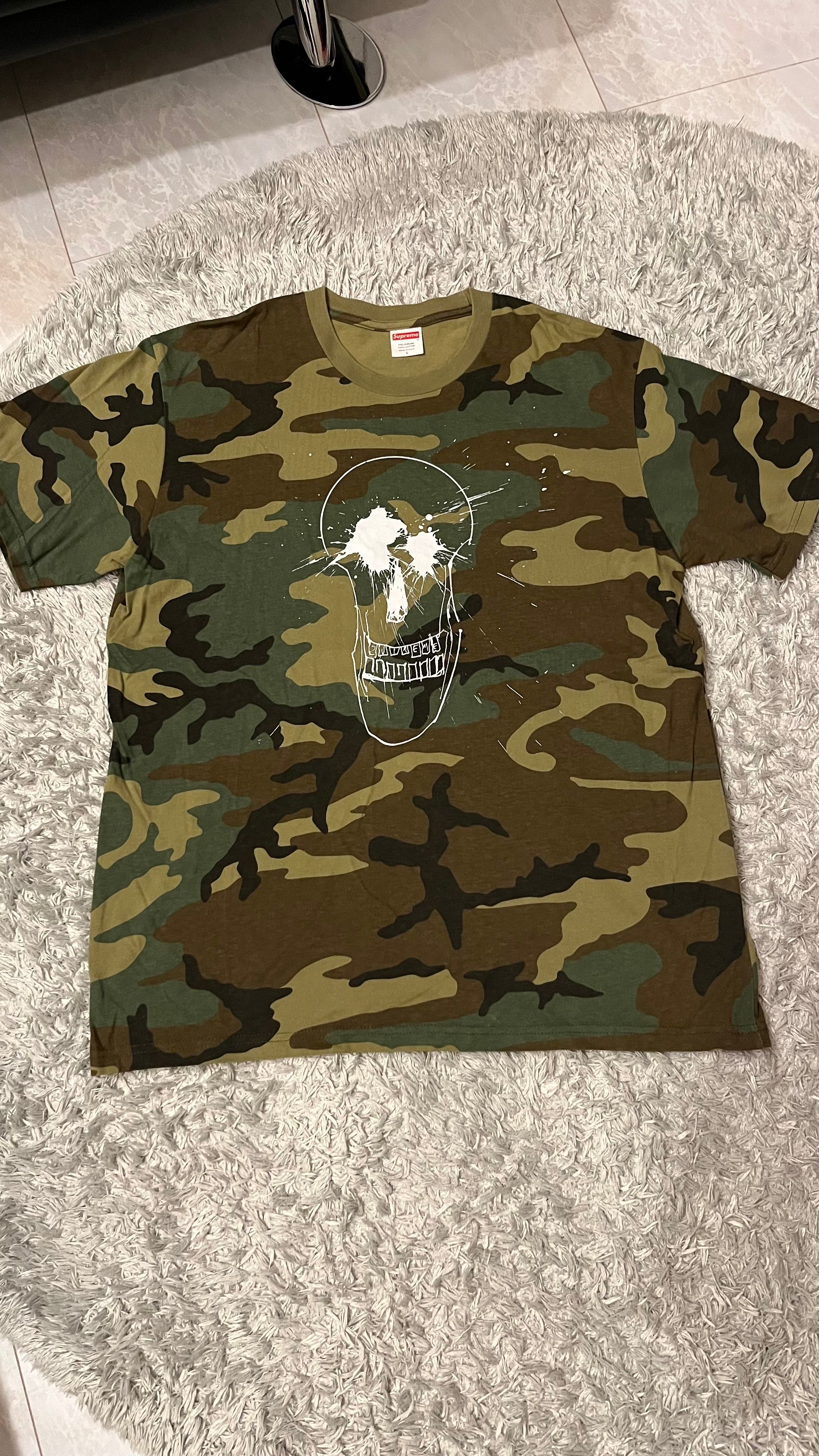Supreme Ralph Steadman Skull Tee "Camo"