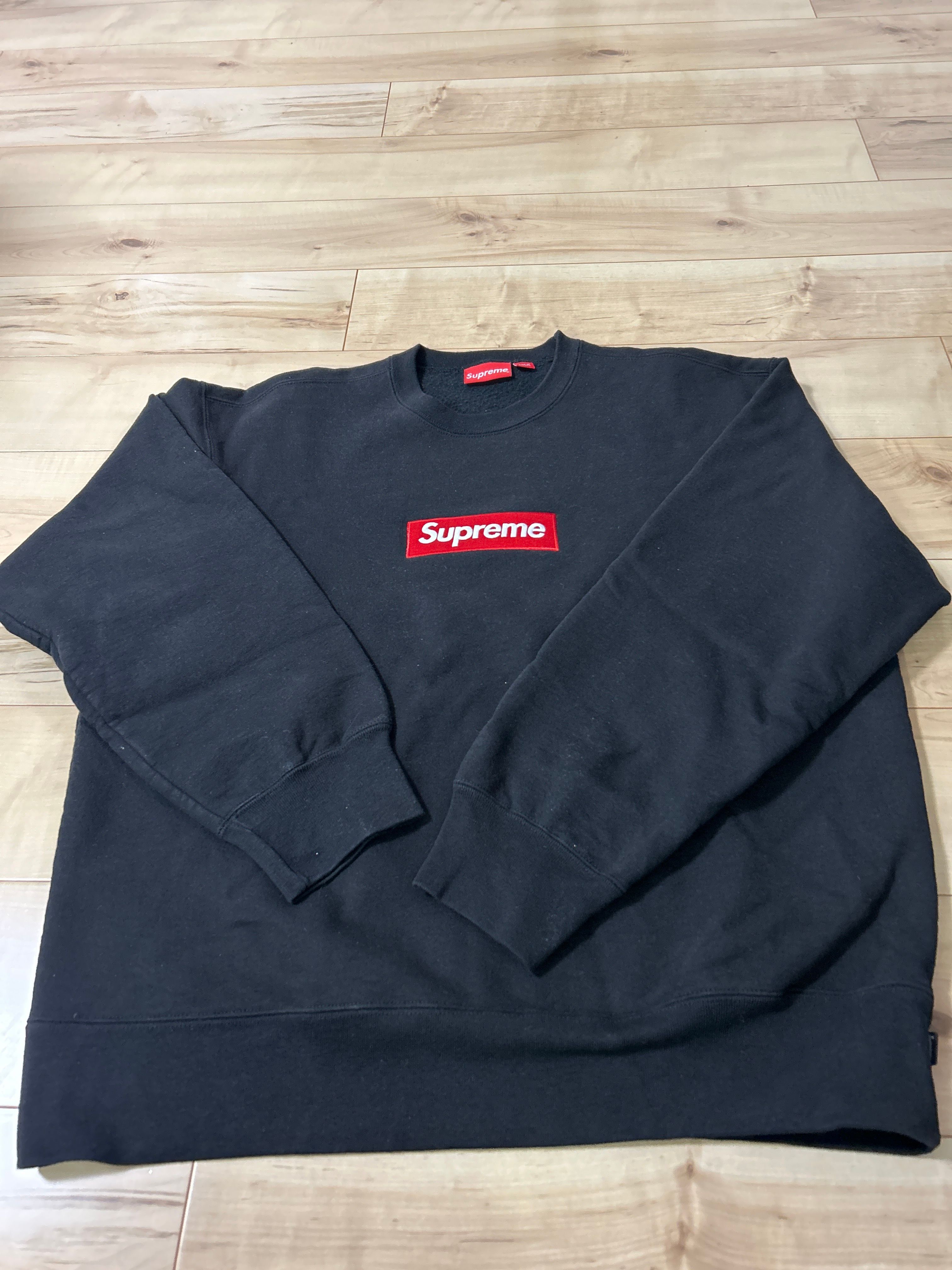 Supreme Box Logo Crewneck "Black" (22FW)