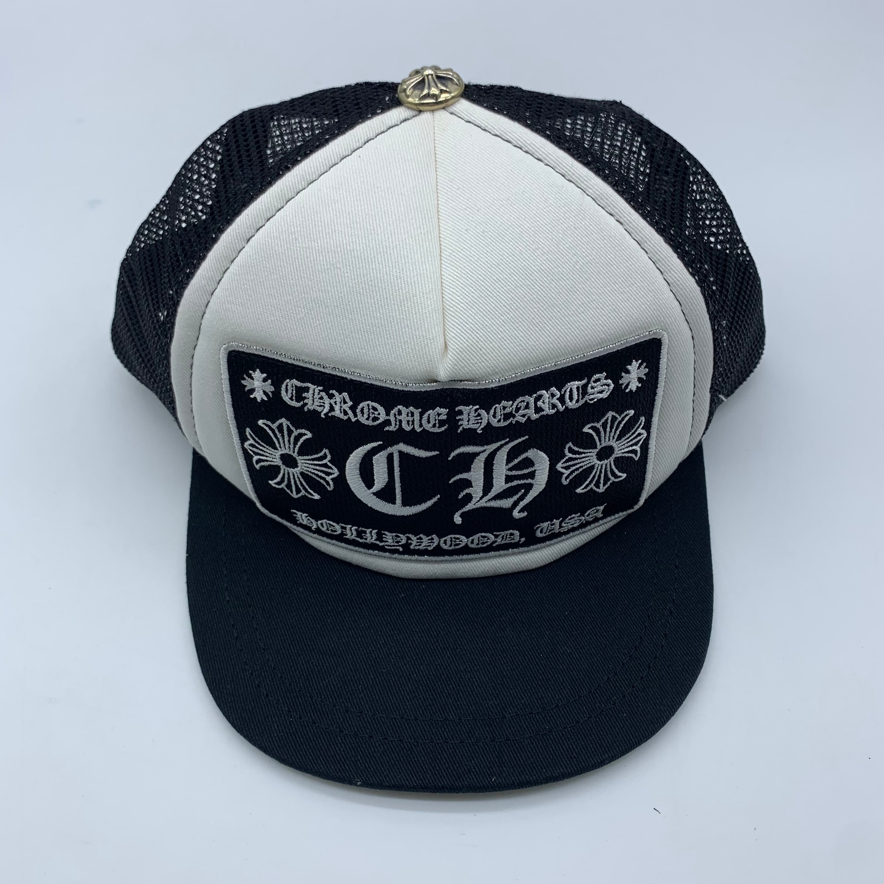 Chrome Hearts Trucker Cap CH "Black/White"