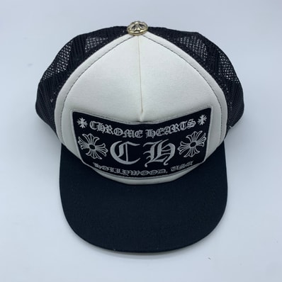 Chrome Hearts Trucker Cap CH "Black/White"