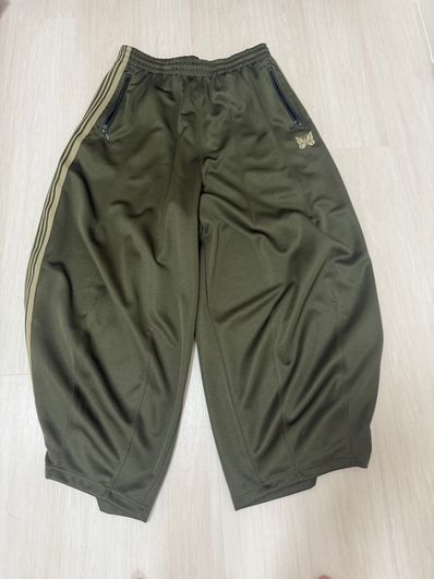 LHP Exclusive Needles H.D Track Pants - Poly Smooth "Olive"