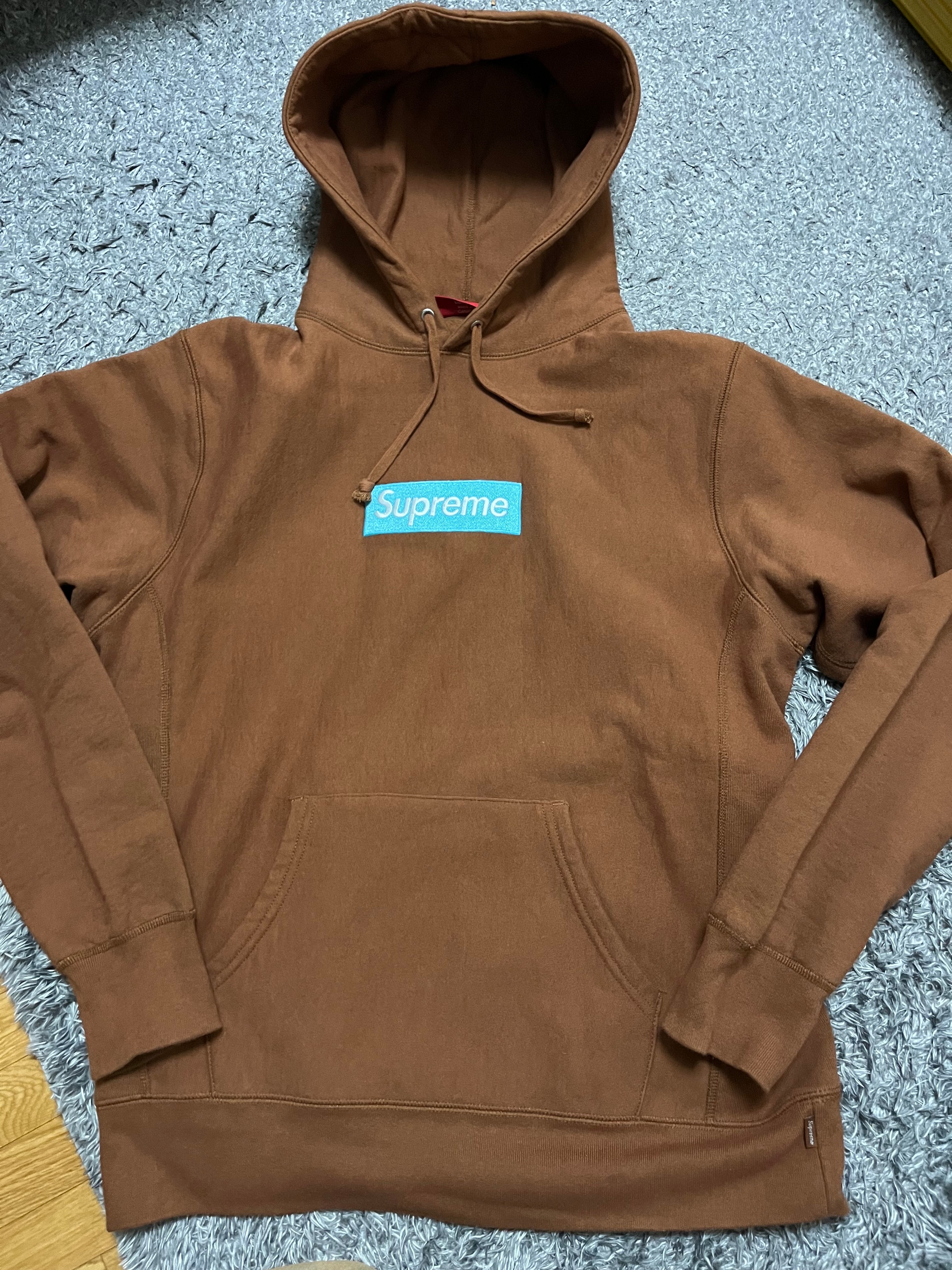 Supreme Box Logo Hooded Sweatshirt "Rust" (17FW)