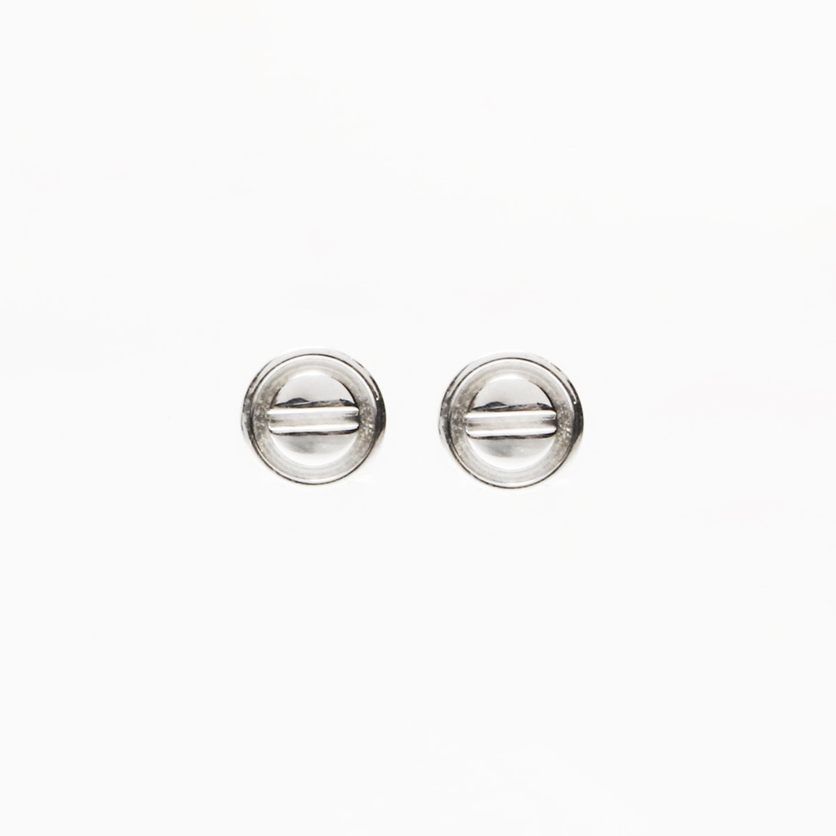 カルティエ CARTIER AU750 WG ラブ ピアス【中古】